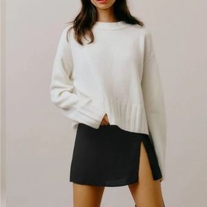 Reformation Margot Skirt Black 4